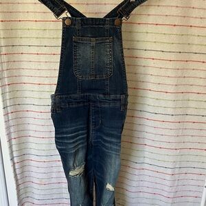 Dollhouse Blue Denim Overalls NEW